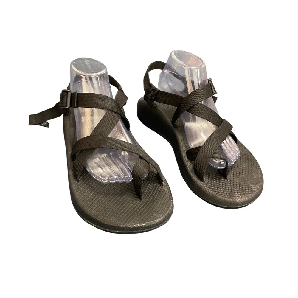 Chaco Z2 Classic Mens Sport Sandals Black Strappy Toe Loop J105427 Size 11‎
